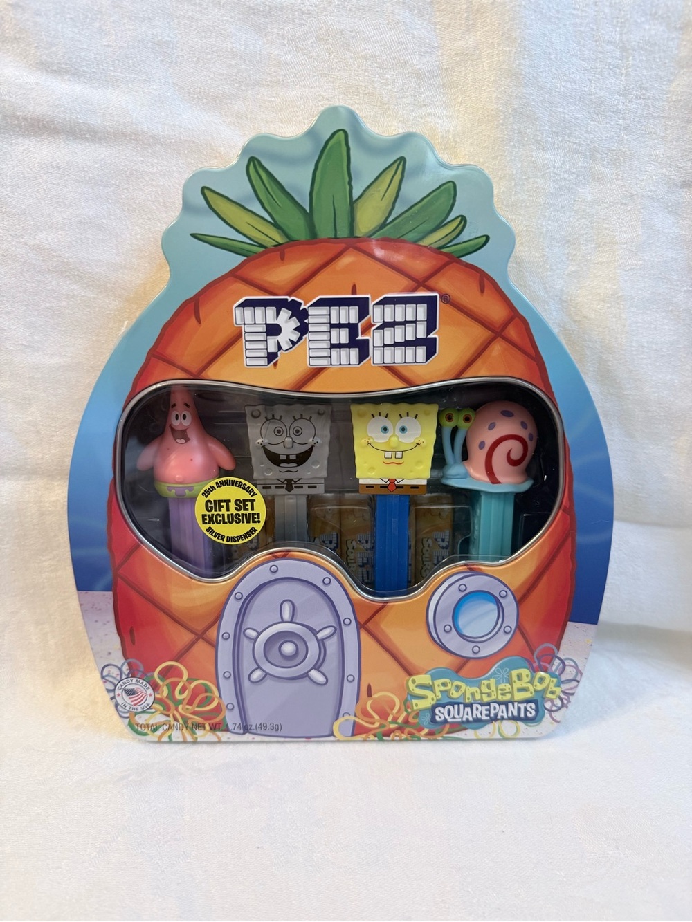 SpongeBob PEZ 25th Anniversary Edition Never Opened in Tin
